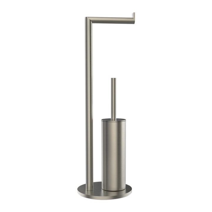 Gessi 38942 piantana da terra con porta rotolo e porta scopino linea EMPORIO ACCESSORIES