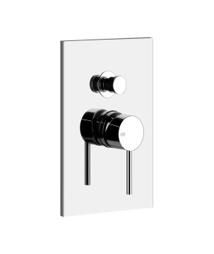 Gessi 44664 parte esterna miscelatore a parete 2 vie con deviatore automatico bagno/doccia linea EMPORIO VIA TORTONA