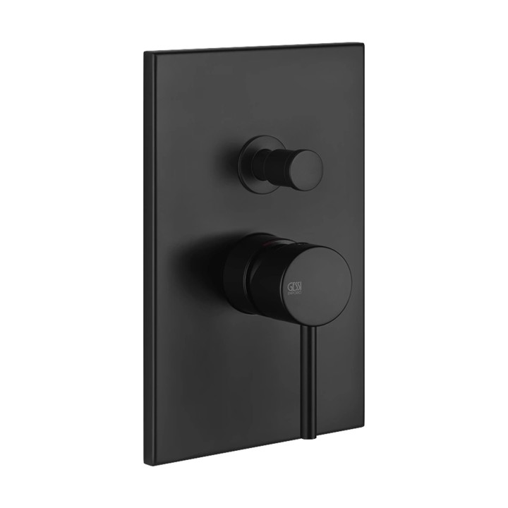 Gessi 44664 parte esterna miscelatore a parete 2 vie con deviatore automatico bagno/doccia linea EMPORIO VIA TORTONA