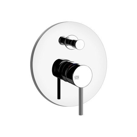 Gessi 44667 parte esterna miscelatore a parete 2 vie con deviatore automatico bagno/doccia linea EMPORIO VIA TORTONA