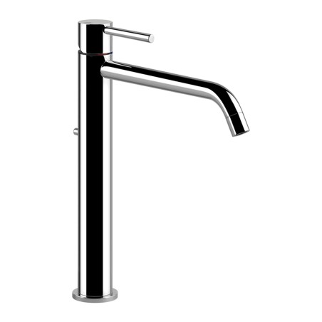 Gessi 18605 miscelatore lavabo alto bocca lunga con scarico e flessibili di collegamento linea EMPORIO VIA TORTONA
