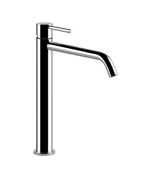 Gessi 18606 miscelatore lavabo alto bocca lunga senza scarico con flessibili di collegamento linea EMPORIO VIA TORTONA