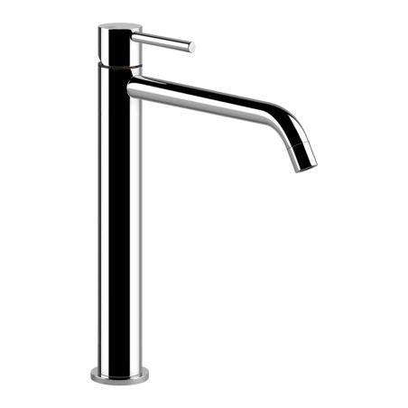 Gessi 18606 miscelatore lavabo alto bocca lunga senza scarico con flessibili di collegamento linea EMPORIO VIA TORTONA
