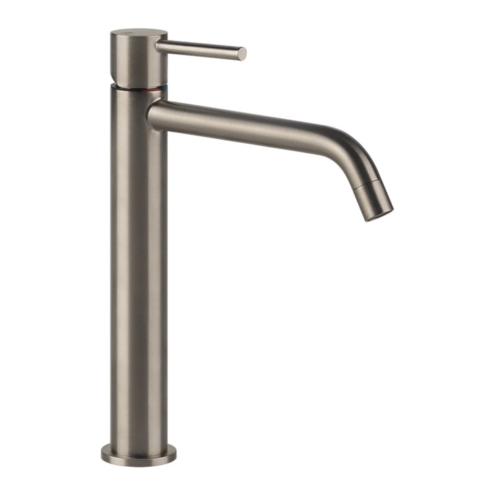 Gessi 18606 miscelatore lavabo alto bocca lunga senza scarico con flessibili di collegamento linea EMPORIO VIA TORTONA