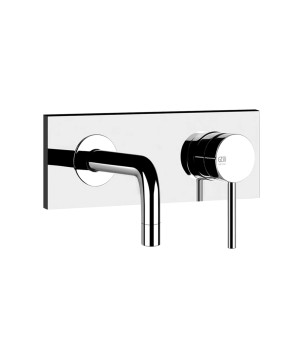Gessi 44823 parte esterna miscelatore a parete bocca corta senza scarico linea EMPORIO VIA TORTONA