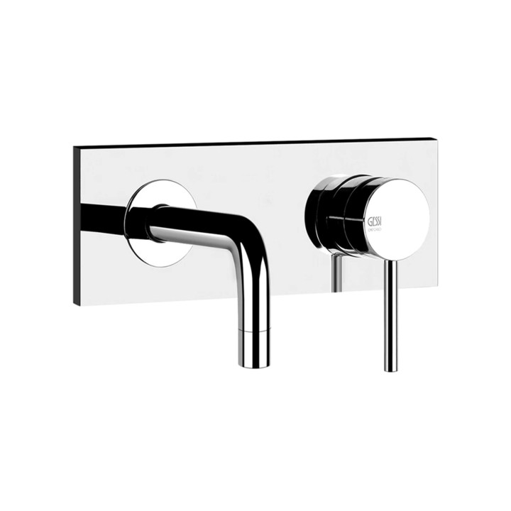 Gessi 44823 parte esterna miscelatore a parete bocca corta senza scarico linea EMPORIO VIA TORTONA