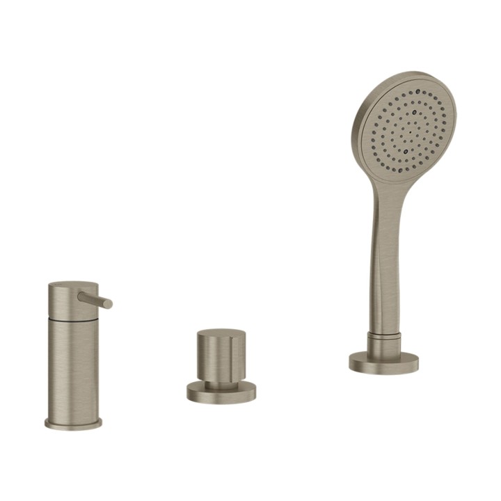 Gessi 18643 gruppo bordo vasca 3 fori con deviatore flessibile e doccetta anticalcare linea EMPORIO VIA TORTONA Gessi 18643 gruppo bordo vasca 3 fori con deviatore flessibile e doccetta anticalcare linea EMPORIO VIA TORTONA
