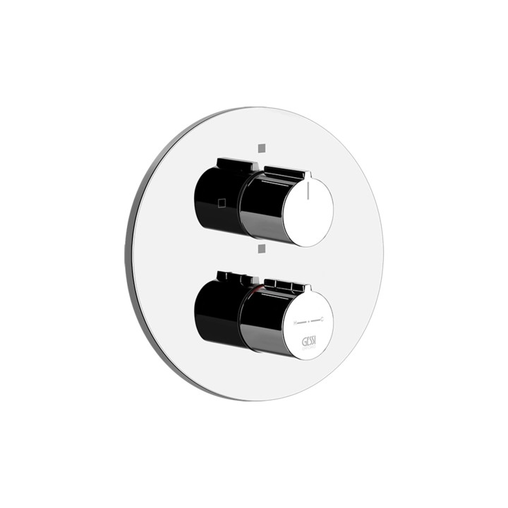 Gessi 38776 parte esterna miscelatore termostatico doccia a parete 1 via linea EMPORIO VIA MERAVIGLI Gessi 38776 parte esterna miscelatore termostatico doccia a parete 1 via linea EMPORIO VIA MERAVIGLI