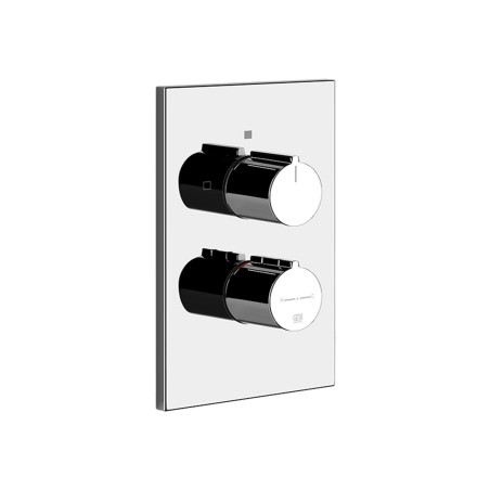 Gessi 38792 parte esterna miscelatore termostatico doccia a parete 1 via linea EMPORIO VIA MERAVIGLI