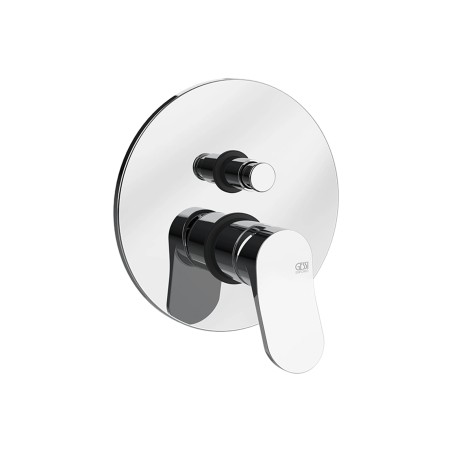 Gessi 56080 parte esterna miscelatore doccia a parete 2 vie con deviatore linea EMPORIO VIA MERAVIGLI