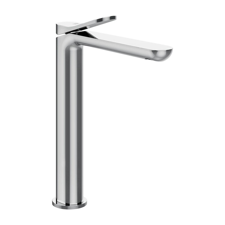 Gessi 56053 miscelatore lavabo alto con scarico Stop&Go e flessibili di collegamento linea EMPORIO VIA MERAVIGLI