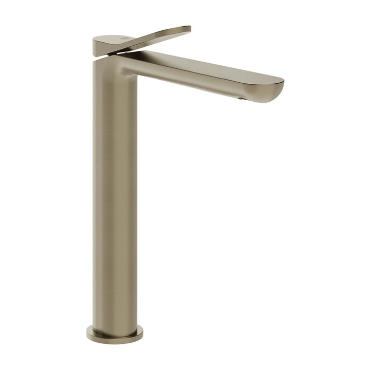 Gessi 56053 miscelatore lavabo alto con scarico Stop&Go e flessibili di collegamento linea EMPORIO VIA MERAVIGLI