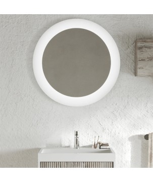 Oceano SPR201 specchio rotondo Ø75 cm illuminazione frontale linea PHYSIS