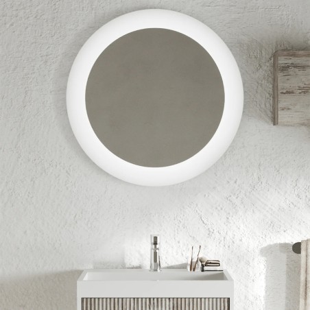 Oceano SPR201 specchio rotondo Ø75 cm illuminazione frontale linea PHYSIS