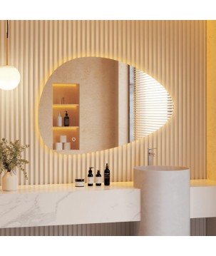 Oceano IR1280E specchio irregolare 120x80 cm retroilluminato linea ETEREA
