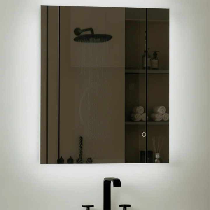 Oceano RLB1270B specchio rettangolare 120x70 cm retroilluminato linea ETEREA