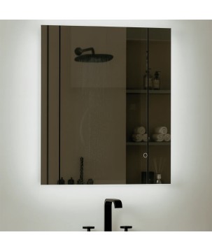 Oceano RLB6070B specchio rettangolare 60x70 cm retroilluminato linea ETEREA