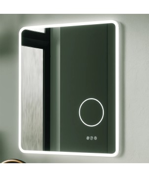 Oceano RLMB1270A specchio rettangolare 120x70 cm illuminazione frontale linea ETEREA