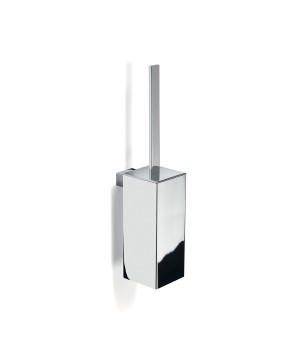 Gedy 5433-03 scopino da parete con ciuffo in setole nero e tazza interna estraibile serie LOUNGE