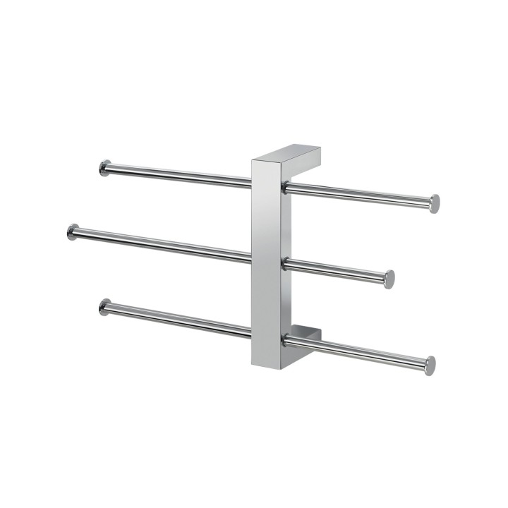 Gedy 7630 barra da parete con 3 portasalviette scorrevoli serie BRIDGE