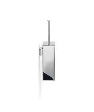 Gedy 7633-03 scopino da parete con ciuffo in setole bianco e tazza interna estraibile serie BRIDGE