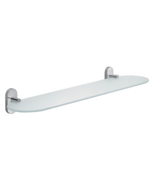 Gedy 5319-60 mensola in vetro temperato da 60 cm da parete serie FEBO