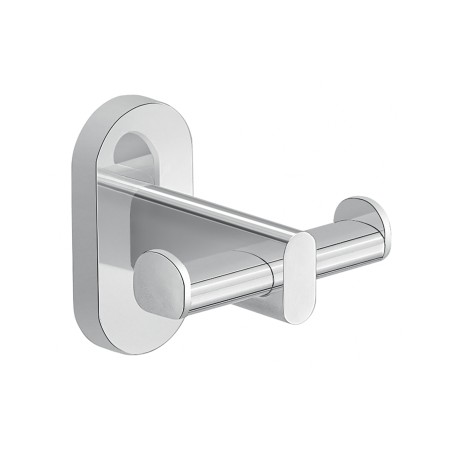 Gedy 5326 appendiabiti doppio da parete serie FEBO