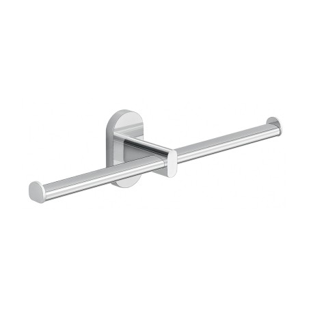 Gedy 5329 portarotolo doppio da parete serie FEBO