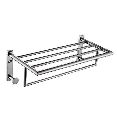 Gedy 5035 mensola portasalviette doppia da parete serie PROJECT