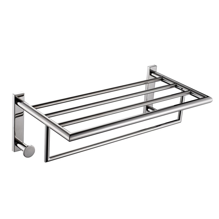 Gedy 5035 mensola portasalviette doppia da parete serie PROJECT