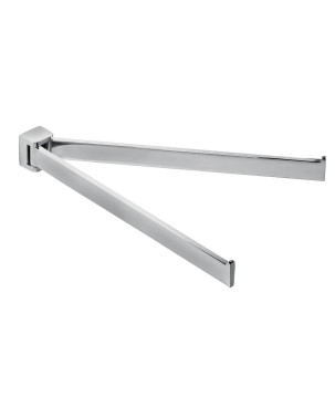 Gedy 5723 portasalviette a snodo cromato da parete serie GLAMOUR