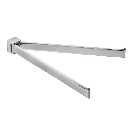 Gedy 5723 portasalviette a snodo cromato da parete serie GLAMOUR