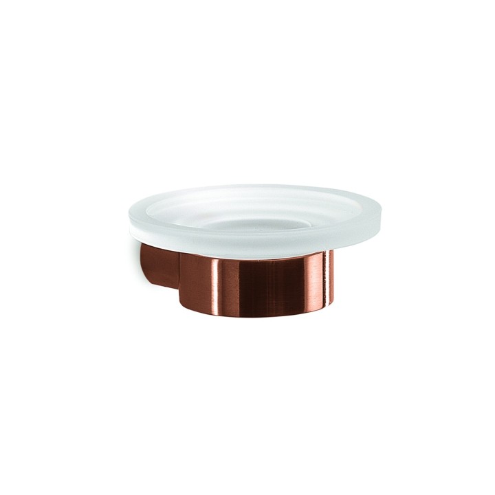 Gedy PI11 portasapone da parete con contenitore in vetro satinato serie PIRENEI Gedy PI11 portasapone da parete con contenitore in vetro satinato serie PIRENEI