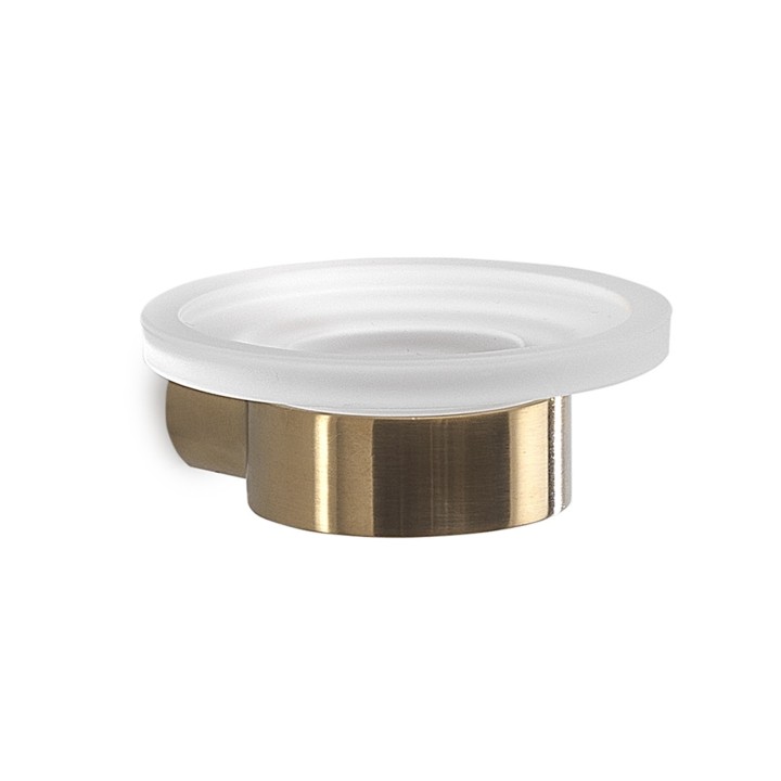 Gedy PI11 portasapone da parete con contenitore in vetro satinato serie PIRENEI Gedy PI11 portasapone da parete con contenitore in vetro satinato serie PIRENEI
