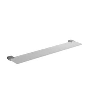 Gedy 3819-60 mensola da parete in vetro temperato da 60 cm carico testato 3 kg serie KANSAS