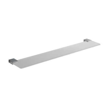 Gedy 3819-60 mensola da parete in vetro temperato da 60 cm carico testato 3 kg serie KANSAS