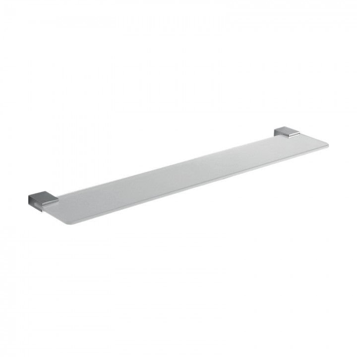Gedy 3819-60 mensola da parete in vetro temperato da 60 cm carico testato 3 kg serie KANSAS