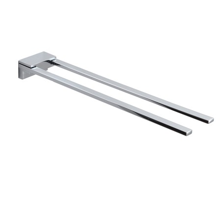 Gedy 3822 portasalviette fisso a due braccia da parete serie KANSAS