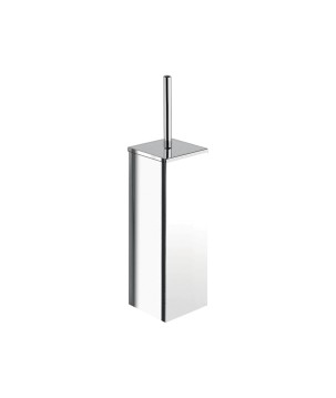 Gedy 3833 scopino da appoggio con ciuffo in setole bianco e tazza interna estraibile serie KANSAS