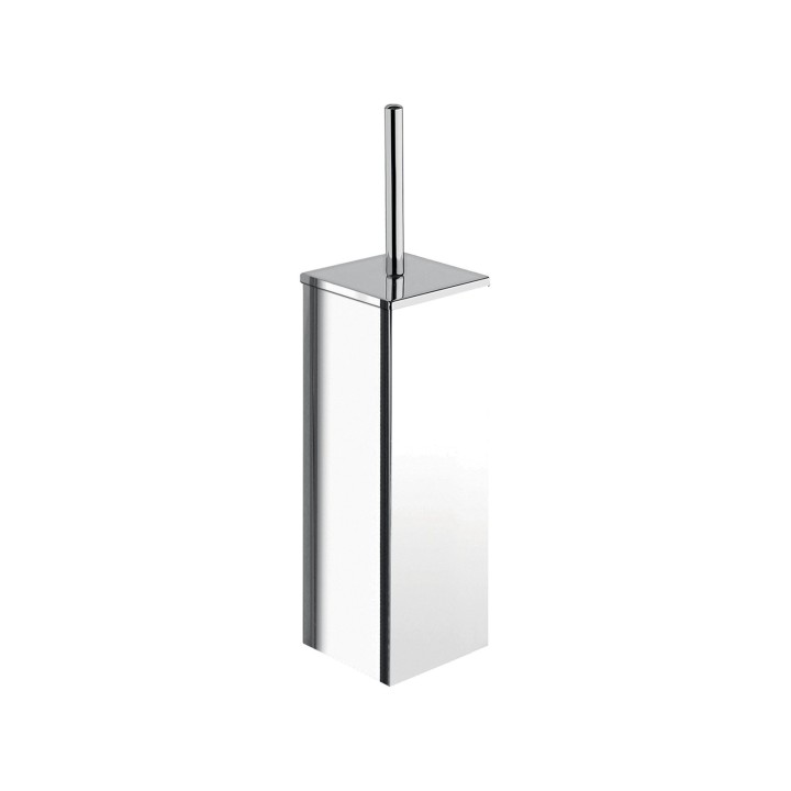 Gedy 3833 scopino da appoggio con ciuffo in setole bianco e tazza interna estraibile serie KANSAS
