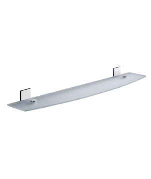 Gedy 7819-60 mensola da parete in vetro temperato da 60 cm carico testato 7 kg uniformemente distribuito serie MAINE