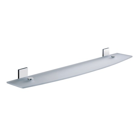 Gedy 7819-60 mensola da parete in vetro temperato da 60 cm carico testato 7 kg uniformemente distribuito serie MAINE