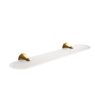 Gedy 7519-60 mensola in vetro temperato da 60 cm carico testato 6 kg da parete serie ROMANCE