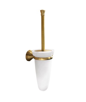 Gedy 7533-03 scopino da parete con ciuffo in setole bianco serie ROMANCE