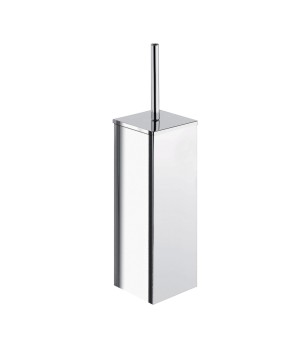 Gedy 6933 scopino con ciuffo in setole nero e tazza interna estraibile da parete serie COLORADO