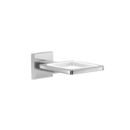 Gedy 69101300 supporto portasapone spazzolini dosatore cromo da appoggio serie COLORADO