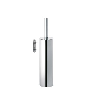Gedy ED34-03 scopino da parete con ciuffo in setole nero e tazza interna estraibile serie EDERA PLUS
