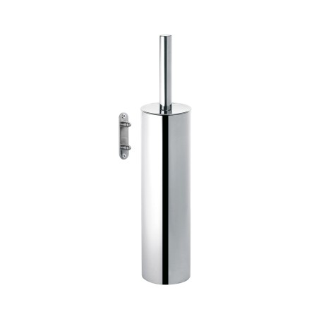 Gedy ED34-03 scopino da parete con ciuffo in setole nero e tazza interna estraibile serie EDERA PLUS