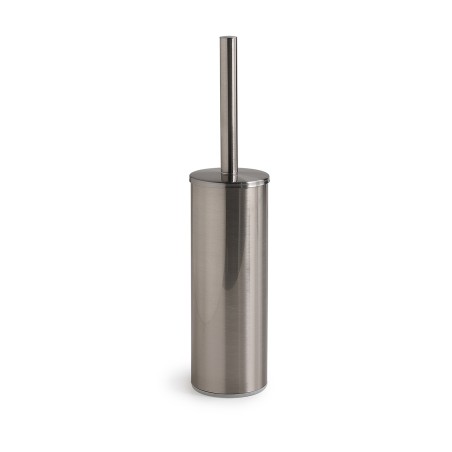 Gedy FJ33 scopino da appoggio con ciuffo in setole nero e tazza interna estraibile serie FUJI