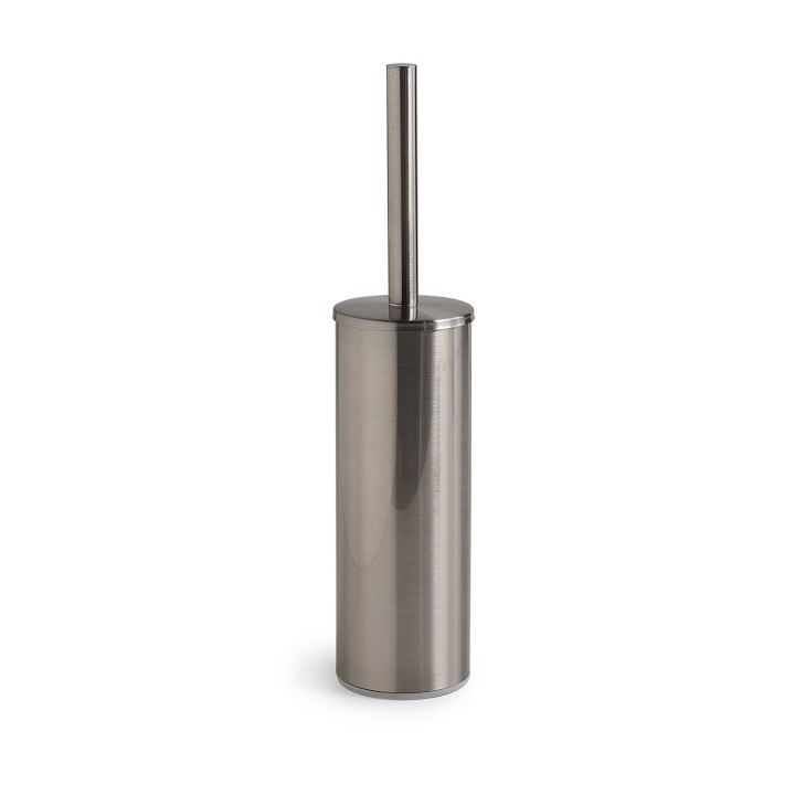 Gedy FJ33 scopino da appoggio con ciuffo in setole nero e tazza interna estraibile serie FUJI
